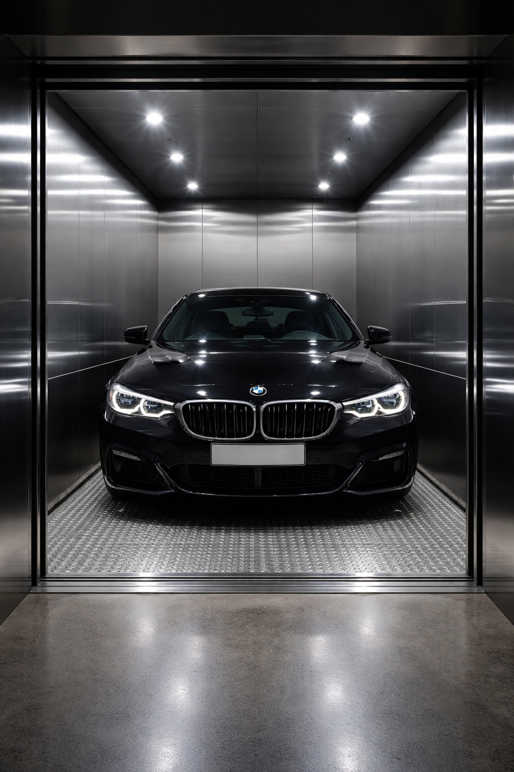 Automobile Elevator with BMW